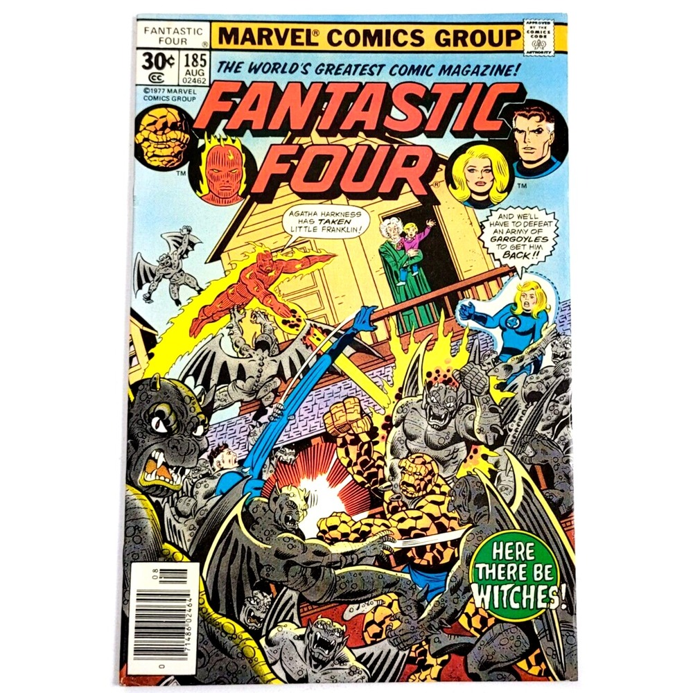 FANTASTIC FOUR #185 (1977) / VF/ NICHOLAS SCRATCH 1ST APP SON OF AGATHA HARKNESS